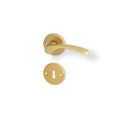 ACT Viola - R gold, Door Handle on a Round Rose